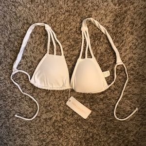 NWT San Lorenzo Bikinis white top